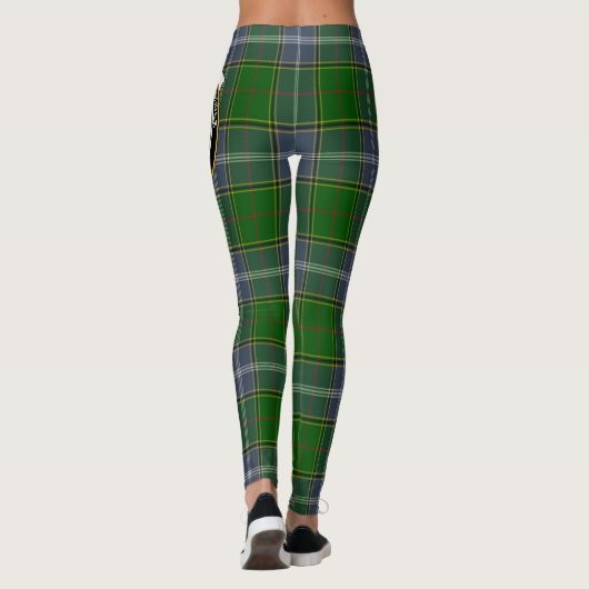 Ecosse Clan Pringle Crest Tartan Femmes Leggings (Dos)