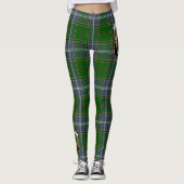 Ecosse Clan Pringle Crest Tartan Femmes Leggings (Devant)