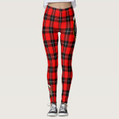 Ecosse Clan Ramsay Crest Tartan Femmes Leggings (Devant)