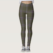 Ecosse Clan Renn Faire Tartan Femmes Leggings (Devant)