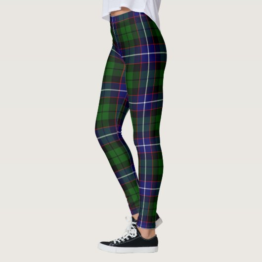 Ecosse Clan Russell Tartan Femmes Leggings (Gauche)