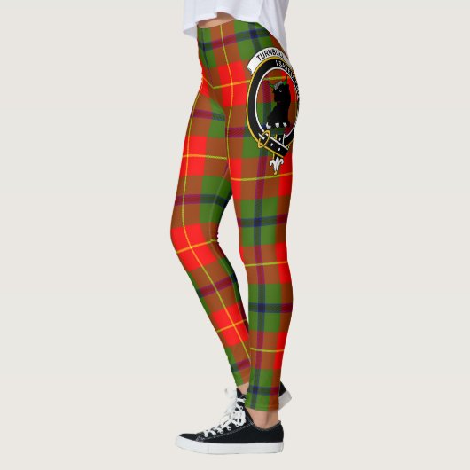 Ecosse Clan Turnbull Crest Tartan Femmes Leggings (Gauche)
