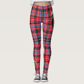 Ecosse Clan Udny Crest Tartan Femmes Leggings (Devant)