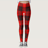 Ecosse Clan Wemyss Tartan Femmes Leggings (Devant)