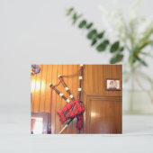 Ecosse cornemuses cartes de musique Personnaliser (Debout devant)