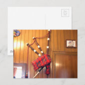 Ecosse cornemuses cartes de musique Personnaliser (Devant / Derrière)