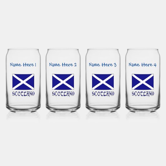 Ecosse Drapeau bleu Personnalisation (Recto)