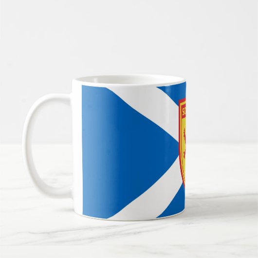 Ecosse Lion Rampant Shield Mug (Gauche)