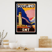 Écosse poster vintage par S.M.T Travel (Cuisine)