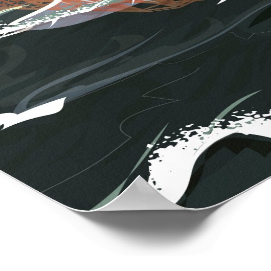 Ecosse Quatrième pont affiche Voyage. (Coin)