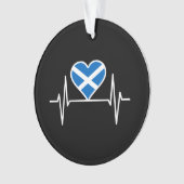 Écosse - Scotland Drapeau Heartbeat (devant)