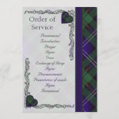 Ecosse Tartan Wedding programme - Urquart (Dos)