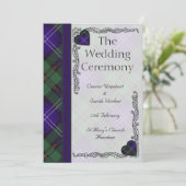 Ecosse Tartan Wedding programme - Urquart (Debout devant)
