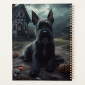 Ecosse Terrier Citrouille Halloween effrayant (Dos)