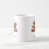 Ecosse Terrier Fall Mug avec nom personnalisé (Centre)