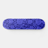Ecosysteem - Elektrisch blauw op Dp Navy Skateboard (Horizontaal)
