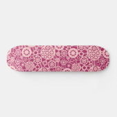 Ecosysteem - Faded roze op Crimson Skateboard (Horizontaal)