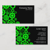 Ecosysteem - Groen met zwart Visitekaartje (Voorkant / Achterkant)