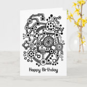 Ecosysteem III - Zwart op wit Kaart (Gele Bloem)