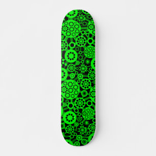 Ecosysteem (Retro) - Groen op zwart Skateboard