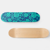 Ecosysteem - Turquoise op diepzeemacht Skateboard (Horizontaal)