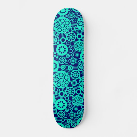 Ecosysteem - Turquoise op diepzeemacht Skateboard (Voorkant)