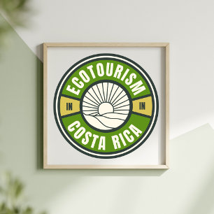 Ecotoerisme in Costa Rica Langzame reizen Poster