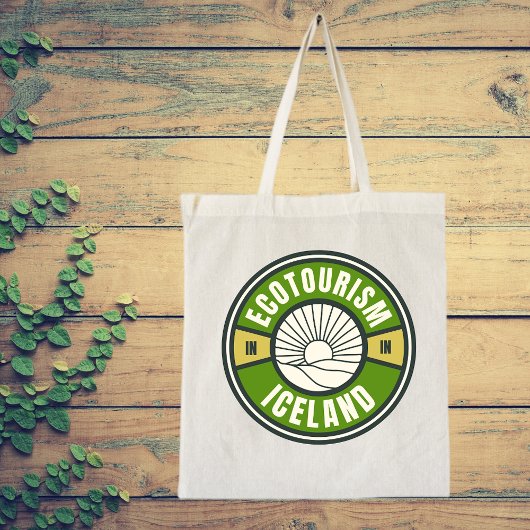 Ecotoerisme Noords IJsland Groen Langzaam Reizen L Tote Bag