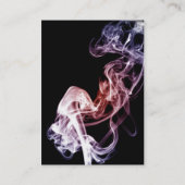 Écoulement magique - carte de visite de fumée (Dos)