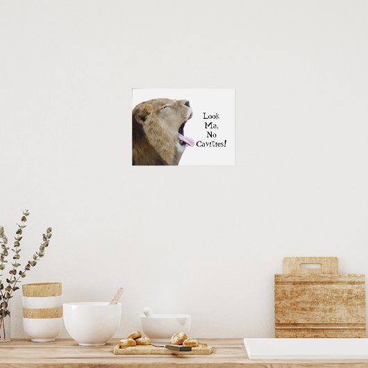 Écoute Ma, Pas De Caries ! Impression de l'affiche (Cuisine)