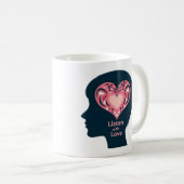 Écouter avec des tasses de Mug Love (Devant droit)