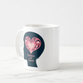 Écouter avec des tasses de Mug Love (Devant gauche)