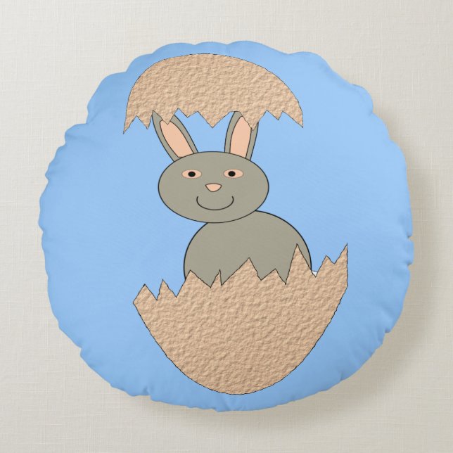 Écouter du lapin de l'oeuf Coussin bizarre (Devant)
