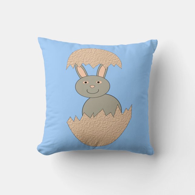 Écouter du lapin de l'oeuf Coussin bizarre (Recto)