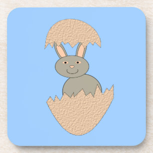 Écouter du lapin de l'oeuf Dessous de verre bizarr