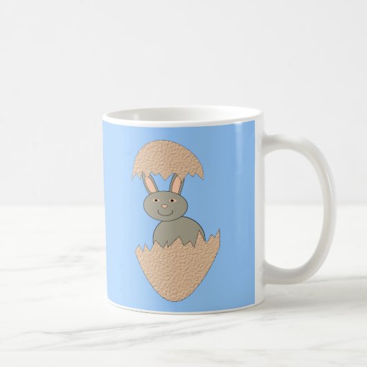 Écouter du lapin de l'oeuf Étrange Mug (Droite)