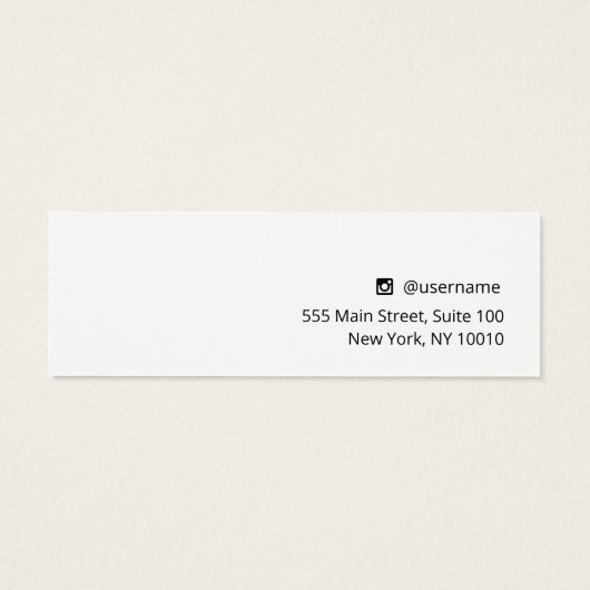 Écouter Écouter Bijoux Plain Display Card (Dos)