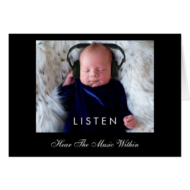 ÉCOUTER ... Entendre La Musique À L'Intérieur (Devant horizontal)