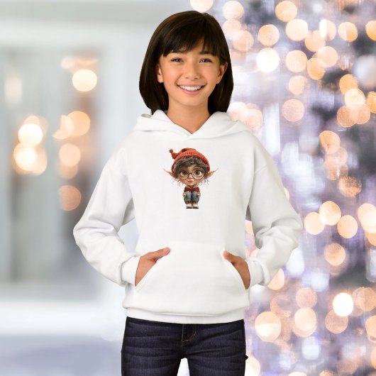 Écouter Fille Noël Elf Sweat - shirt à capuche de