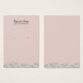 Écouter la carte d'affichage | Bébé rose pâle (Devant & derrière)