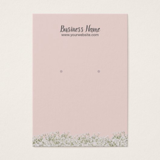 Écouter la carte d'affichage | Bébé rose pâle (Devant)