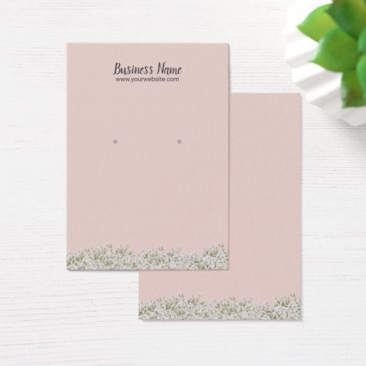 Écouter la carte d'affichage | Bébé rose pâle (Bureau)