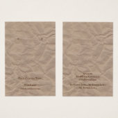 Écouter la carte d'affichage de bijoux, Recycle De (Devant & derrière)