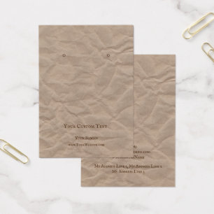 Écouter la carte d'affichage de bijoux, Recycle De