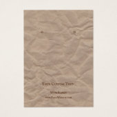 Écouter la carte d'affichage de bijoux, Recycle De (Devant)