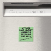 Écouter Ma Femme Magnet De Frigo Drôle (In Situ (Lave-vaisselle))