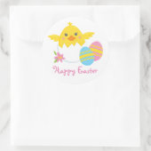 Écouter Pâques Chick Happy Sticker ronde Pâques (Sac)