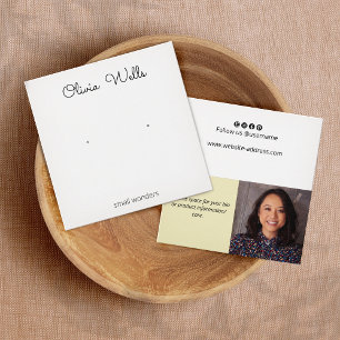 Écouter Photo Social Media Display Card