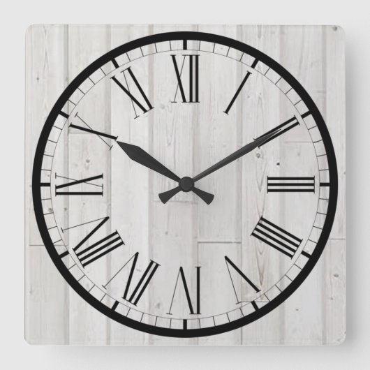 Écouter Ship Look Farmhouse Design Horloge murale (Recto)