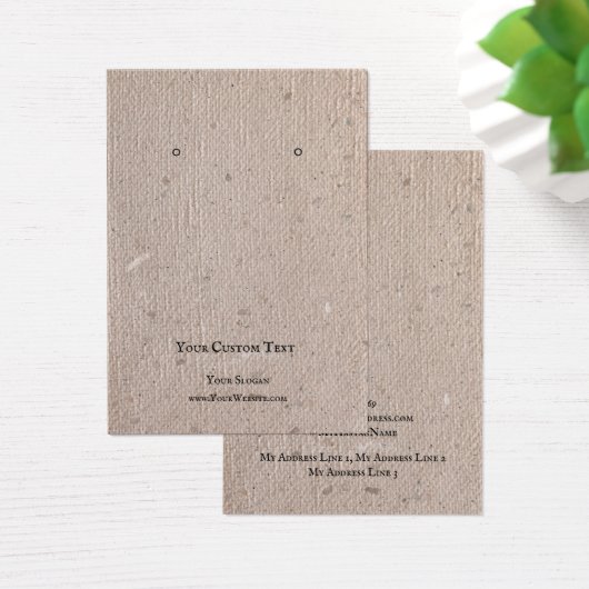 Écouter une carte d'affichage bijoux, recycler pap (Bureau)